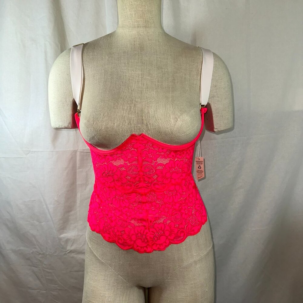 HAH Bust a Move Bustier, HAHt Lava, Size S, NWT